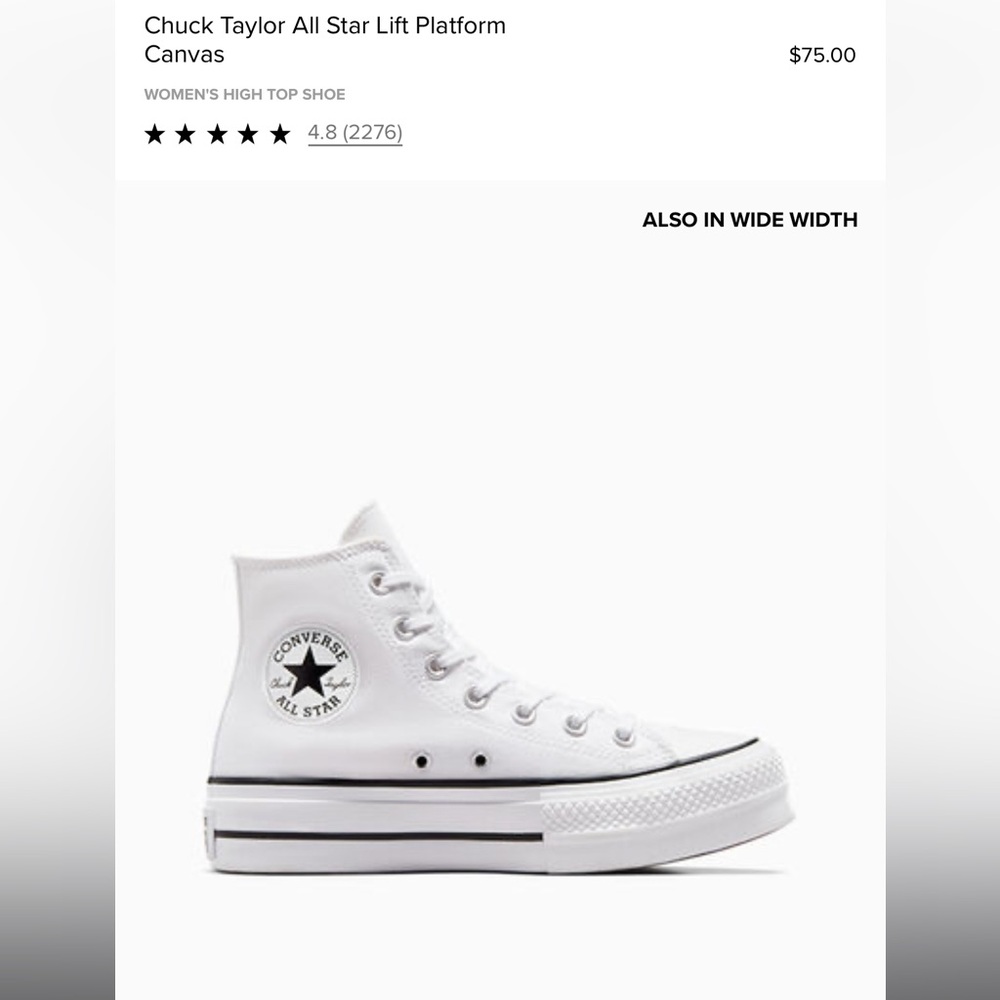 Converse Women's Chuck Taylor All Star Platform Sneakers - White